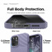 Elago Cushion Case - удароустойчив силиконов (TPU) калъф за iPhone 12 Pro Max (лилав) 3