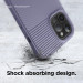 Elago Cushion Case - удароустойчив силиконов (TPU) калъф за iPhone 12 Pro Max (лилав) 4