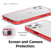 Elago Hybrid Case - хибриден удароустойчив кейс за iPhone 12 Pro Max (червен) 4
