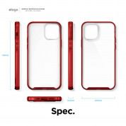 Elago Hybrid Case - хибриден удароустойчив кейс за iPhone 12 Pro Max (червен) 7