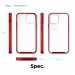 Elago Hybrid Case - хибриден удароустойчив кейс за iPhone 12 Pro Max (червен) 8