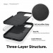 Elago Soft Silicone Case - силиконов (TPU) калъф за iPhone 12 Pro Max (черен) 4