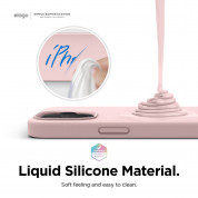 Elago Soft Silicone Case - силиконов (TPU) калъф за iPhone 12 Pro Max (розов) 2