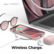 Elago Soft Silicone Case - силиконов (TPU) калъф за iPhone 12 Pro Max (розов) 6