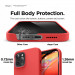 Elago Soft Silicone Case - силиконов (TPU) калъф за iPhone 12 Pro Max (червен) 5