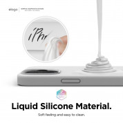 Elago Soft Silicone Case - силиконов (TPU) калъф за iPhone 12 Pro Max (бял) 2