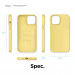 Elago Soft Silicone Case - силиконов (TPU) калъф за iPhone 12 Pro Max (жълт) 8