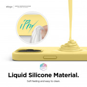 Elago Soft Silicone Case - силиконов (TPU) калъф за iPhone 12 Pro Max (жълт) 2