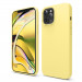 Elago Soft Silicone Case - силиконов (TPU) калъф за iPhone 12 Pro Max (жълт) 1