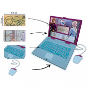 Lexibook Disney Frozen II Bilingual Educational Laptop English and French with 124 Activites 4
