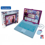 Lexibook Disney Frozen II Bilingual Educational Laptop English and French - образователен детски лаптоп играчка със 124 дейности (английски и френски език) 1