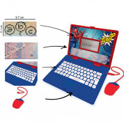Lexibook Spider-Man Bilingual Educational Laptop English and French - образователен детски лаптоп играчка със 124 дейности (английски и френски език) 3