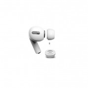 Soft Silicone Earplug 4pcs for Apple Airpods Pro (small) (white)