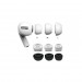 Soft Silicone Earplug - 4 броя силиконови тапи за Apple Airpods Pro (размер S) (черен) 4
