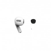 Soft Silicone Earplug 4pcs for Apple Airpods Pro (2xM, 2xL) (black) 2