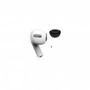 Soft Silicone Earplug 4pcs for Apple Airpods Pro (2xM, 2xL) (black) 1