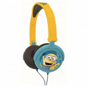 Lexibook Despicable Me Minions Foldable Stereo Headphones - слушалки подходящи за деца за мобилни устройства (жълт)