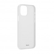 Baseus Wing case - тънък полипропиленов кейс (0.45 mm) за iPhone 12 mini (бял)