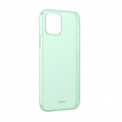 Baseus Wing case - тънък полипропиленов кейс (0.45 mm) за iPhone 12 mini (зелен)