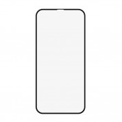 Baseus Full Screen Curved Soft Edge Tempered Glass (SGAPIPH54N-PE01) - стъклено защитно покритие за целия дисплей на iPhone 12 mini (прозрачен-черен) (2 броя) 1