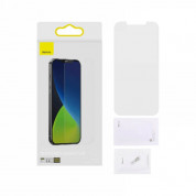 Baseus Full Screen Frosted Tempered Glass (SGAPIPH54N-LM02) for iPhone 12 mini (2 pcs.) 1