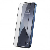 Baseus Full Screen Curved Tempered Glass (SGAPIPH67N-KC01) - стъклено защитно покритие за целия дисплей на iPhone 12 Pro Max (прозрачен-черен) (2 броя)