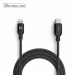 Adam Elements PeAk II Lightning to USB-C Cable - MFI сертифициран USB-C към Lightning кабел за Apple устройства с Lightning порт (120 см) (черен)  1