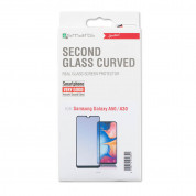 4smarts Second Glass Curved 3D - калено стъклено защитно покритие с извити ръбове за целия дисплей на Samsung Galaxy A30, Galaxy A50 (черен-прозрачен) 1