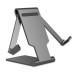 4smarts Universal Desk Stand FOLD for Smartphones and Tablets - сгъваема алуминиева поставка за смартфони и таблети до 13 инча (сив) 1