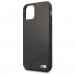BMW M Collection Smooth PU Leather Hard Case - кожен кейс за iPhone 12 Pro Max (черен) 4