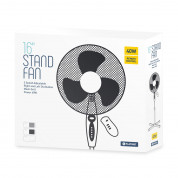 Platinet Remote Stand Fan - вентилатор на стойка с дистанционно управление (бял)  1