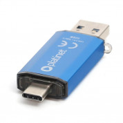 Platinet Pendrive USB-C 3.0 32GB - флаш памет с USB-C порт 32GB (син)
