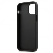 BMW M Collection PU Carbon Leather Hard Case - кожен кейс за iPhone 12 mini (черен) 4