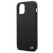 BMW M Collection PU Carbon Leather Hard Case - кожен кейс за iPhone 12 mini (черен) 4