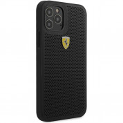 Ferrari On Track Perforated Leather Hard Case for iPhone 12, iPhone 12 Pro (black) 2