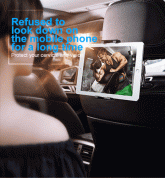 Baseus Backseat Car Mount Holder (SUHZ-C01) - поставка за смартфон или таблет за седалката на автомобил (черен) 4