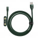 Baseus Zinc Magnetic Safe Fast Charging Data Cable (CA1T3-B06) - кабел с магнитни конектори за Apple продукти с Lightning, microUSB и USB-C (100 см) (зелен) 3