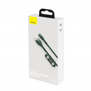 Baseus Zinc Magnetic Safe Fast Charging Data Cable (CA1T3-B06) - кабел с магнитни конектори за Apple продукти с Lightning, microUSB и USB-C (100 см) (зелен) 7