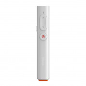 Baseus Orange Dot Wireless Presenter - безжично блутуут устройство за управление на вашите презентации (бял)