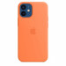 Apple iPhone Silicone Case with MagSafe - оригинален силиконов кейс за iPhone 12 mini с MagSafe (оранжев) 5