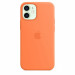 Apple iPhone Silicone Case with MagSafe - оригинален силиконов кейс за iPhone 12 mini с MagSafe (оранжев) 4