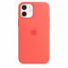 Apple iPhone Silicone Case with MagSafe - оригинален силиконов кейс за iPhone 12 mini с MagSafe (розов) 2