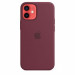 Apple iPhone Silicone Case with MagSafe - оригинален силиконов кейс за iPhone 12 mini с MagSafe (лилав) 3