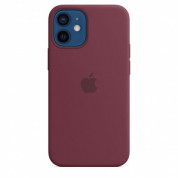 Apple iPhone Silicone Case with MagSafe - оригинален силиконов кейс за iPhone 12 mini с MagSafe (лилав) 4