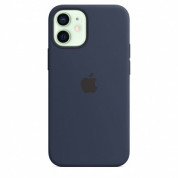 Apple iPhone 12 mini Silicone Case with MagSafe - (deep navy) (Seasonal Fall 2020) 3