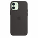 Apple iPhone Silicone Case with MagSafe - оригинален силиконов кейс за iPhone 12 mini с MagSafe (черен) 4