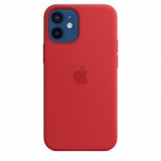 Apple iPhone Silicone Case with MagSafe - оригинален силиконов кейс за iPhone 12 mini с MagSafe (червен) 4