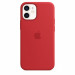 Apple iPhone Silicone Case with MagSafe - оригинален силиконов кейс за iPhone 12 mini с MagSafe (червен) 2