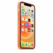 Apple iPhone Silicone Case with MagSafe - оригинален силиконов кейс за iPhone 12, iPhone 12 Pro с MagSafe (оранжев) 3
