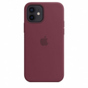 Apple iPhone Silicone Case with MagSafe - оригинален силиконов кейс за iPhone 12, iPhone 12 Pro с MagSafe (лилав) 6